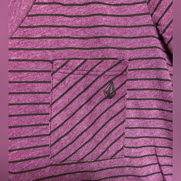 VolCom Striped V-Neck T-Shirt - Picture 3 of 6